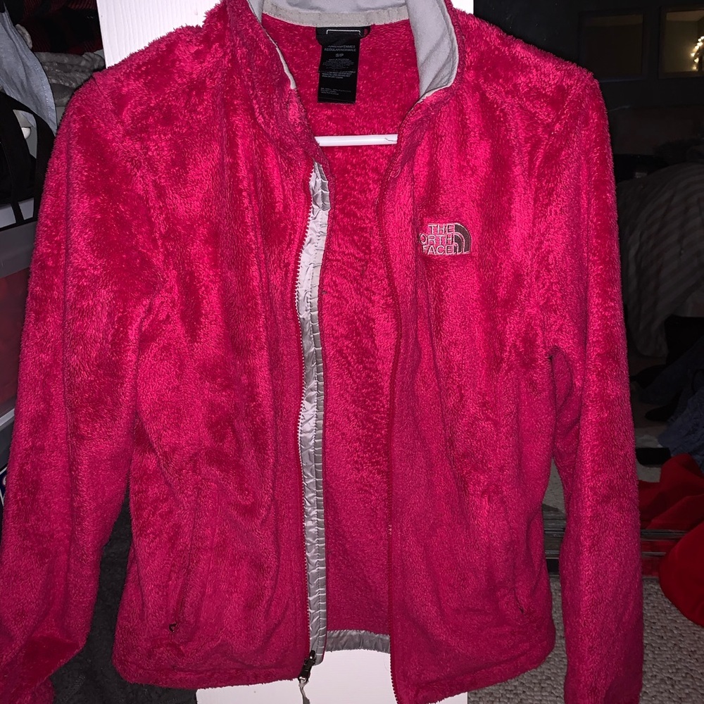 Pink north face fleece